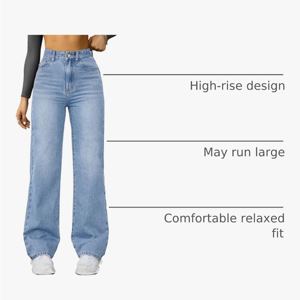 Amazon High Rise Straight Jeans - Picture 3 of 4
